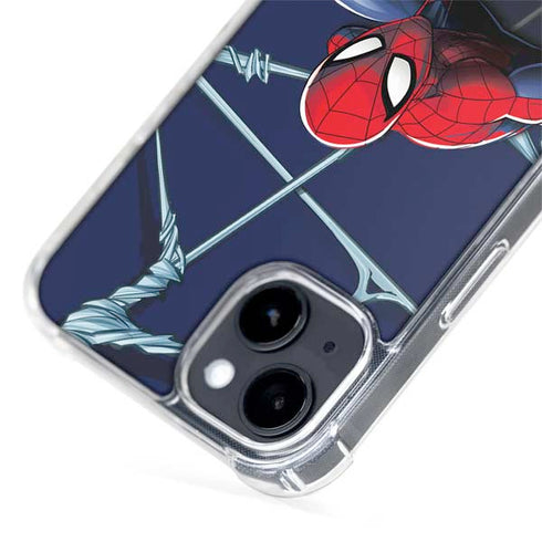 Marvel Spiderman Crawling Spiderman iPhone 15 MagSafe Case