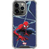 Marvel Spiderman Crawling Spiderman iPhone 15 Pro Clear Case
