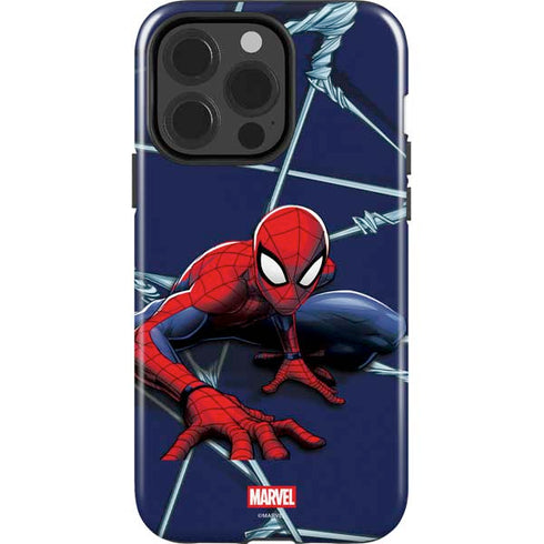 Marvel Spiderman Crawling Spiderman iPhone 15 Pro Impact Case