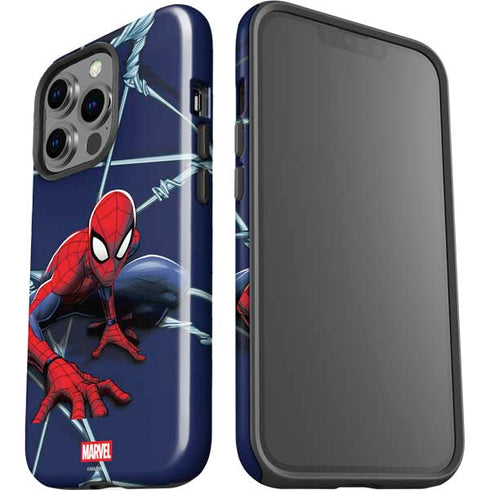Marvel Spiderman Crawling Spiderman iPhone 15 Pro Impact Case