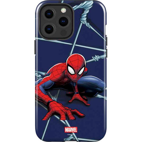 Marvel Spiderman Crawling Spiderman iPhone 15 Pro Max Impact Case