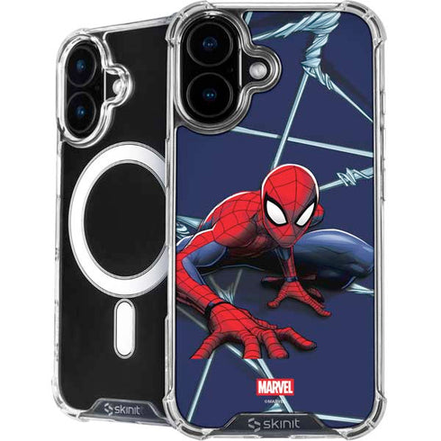 Marvel Spiderman Crawling Spiderman iPhone 16 MagSafe Case