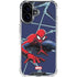 Marvel Spiderman Crawling Spiderman iPhone 16 Plus Clear Case