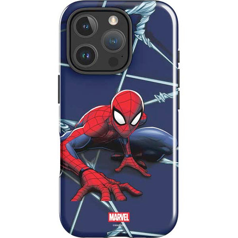 Marvel Spiderman Crawling Spiderman iPhone 16 Pro Max Impact Case