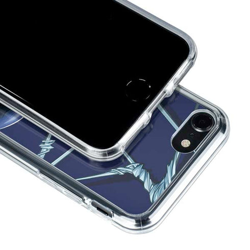 Marvel Spiderman Crawling Spiderman iPhone SE (2nd & 3rd Gen) Clear Case