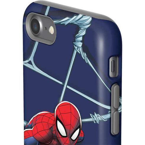 Marvel Spiderman Crawling Spiderman iPhone SE (2nd & 3rd Gen) Pro Case