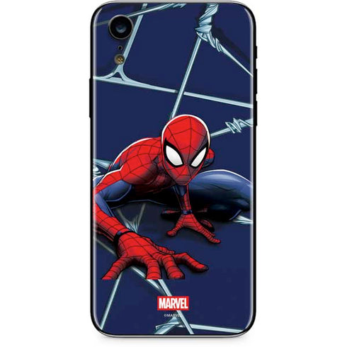 Marvel Spiderman Crawling Spiderman iPhone XR Skin