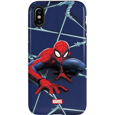 Marvel Spiderman Crawling Spiderman iPhone XS Pro Case