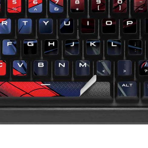 Marvel Spiderman Crawling Spiderman K95 RGB PLATINUM Mechanical Gaming Keyboard Skin
