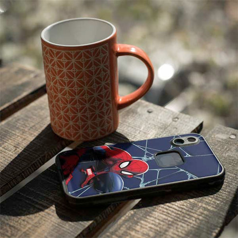Marvel Spiderman Crawling Spiderman LifeProof Fre iPhone Skin