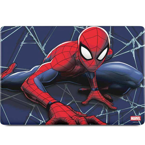 Marvel Spiderman Crawling Spiderman MacBook Skins