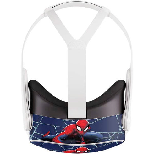 Marvel Spiderman Crawling Spiderman Meta Quest 3S Skin
