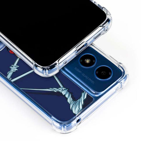 Marvel Spiderman Crawling Spiderman Moto G 5G (2024) Clear Case