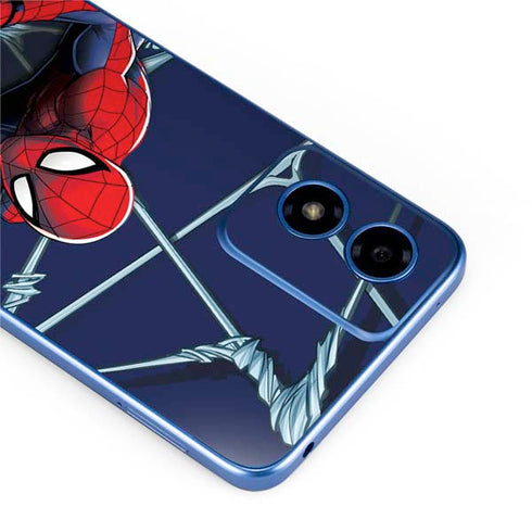 Marvel Spiderman Crawling Spiderman Moto G Play 4G (2024) Skin