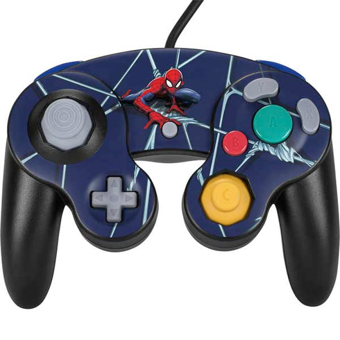 Marvel Spiderman Crawling Spiderman Nintendo GameCube Controller Skin