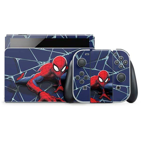 Marvel Spiderman Crawling Spiderman Nintendo Skins