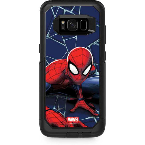 Marvel Spiderman Crawling Spiderman Otterbox Commuter Galaxy Skin