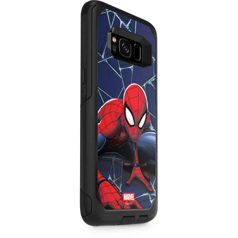 Marvel Spiderman Crawling Spiderman Otterbox Commuter Galaxy Skin