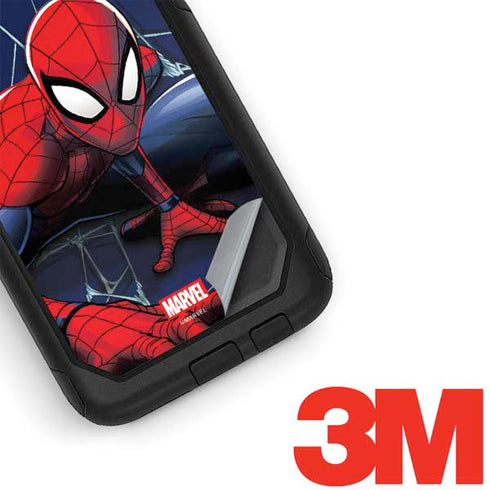 Marvel Spiderman Crawling Spiderman Otterbox Commuter Galaxy Skin