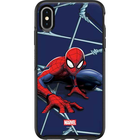 Marvel Spiderman Crawling Spiderman Otterbox Symmetry iPhone Skin