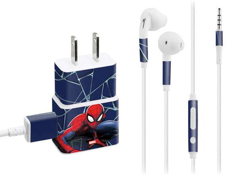 Marvel Spiderman Crawling Spiderman Phone Charger Skin