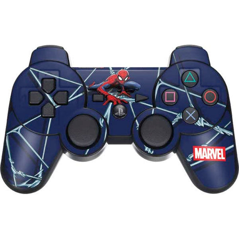 Marvel Spiderman Crawling Spiderman PS3 Dual Shock wireless controller Skin