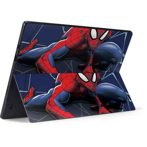 Marvel Spiderman Crawling Spiderman Surface Pro 7 Skin