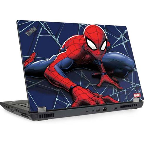 Marvel Spiderman Crawling Spiderman Lenovo ThinkPad Skin