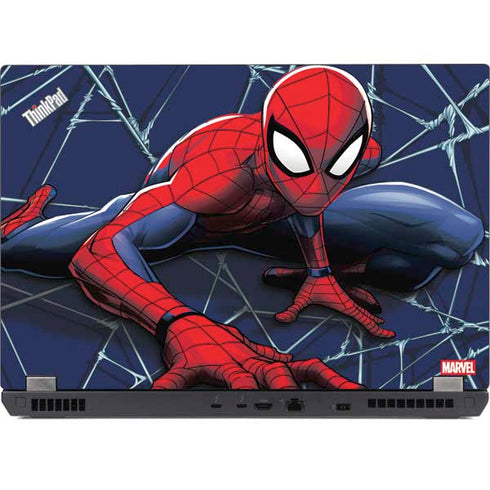 Marvel Spiderman Crawling Spiderman Lenovo ThinkPad Skin