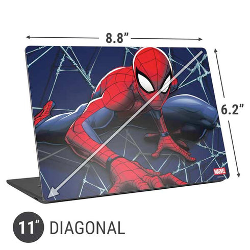 Marvel Spiderman Crawling Spiderman Universal Laptop 11in (8.8 x 6.2in) Skin