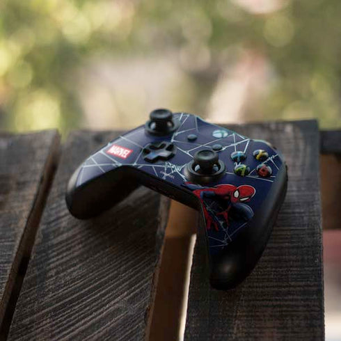 Marvel Spiderman Crawling Spiderman Xbox One S Controller Skin