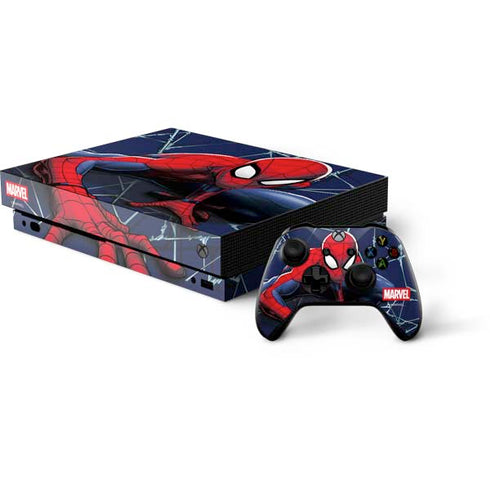 Marvel Spiderman Crawling Spiderman Xbox One X Bundle Skin