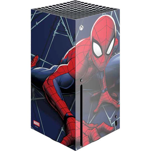 Marvel Spiderman Crawling Spiderman Xbox Series X Console Skin