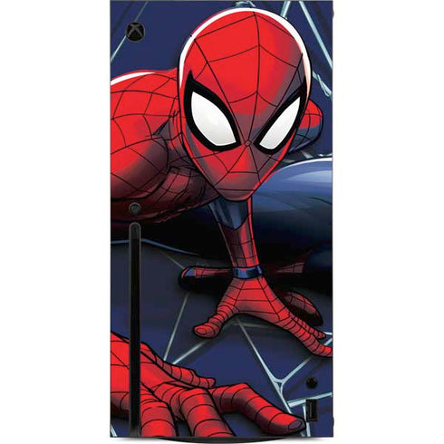 Marvel Spiderman Crawling Spiderman Xbox Series X Console Skin