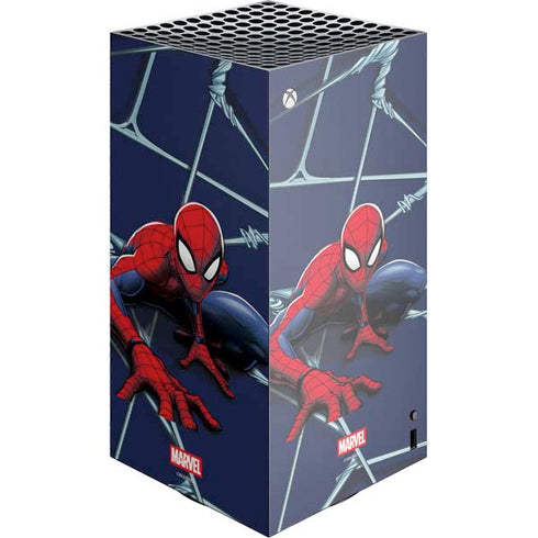 Marvel Spiderman Crawling Spiderman XBox Series X Digital Edition Console Skin