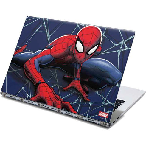 Marvel Spiderman Crawling Spiderman Yoga 910 2-in-1 14in Touch-Screen Skin