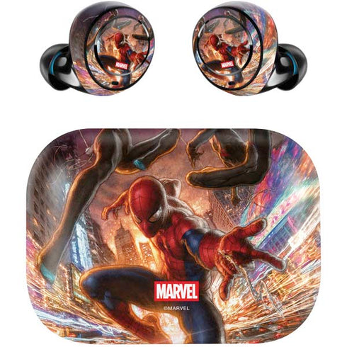 Marvel Spiderman Group Wall Amazon Echo Buds Skin