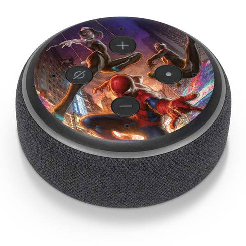 Marvel Spiderman Group Wall Amazon Echo Dot Skin