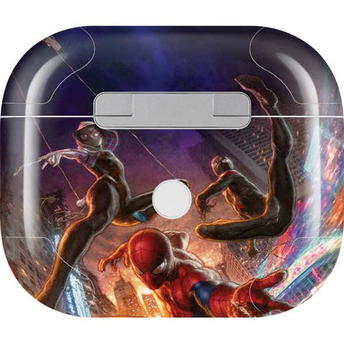 Marvel Spiderman Group Wall Apple AirPods (3rd Gen 2021) Skin