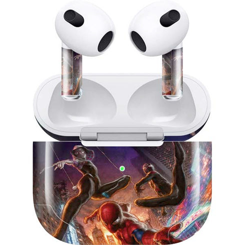 Marvel Spiderman Group Wall Apple AirPods (3rd Gen 2021) Skin