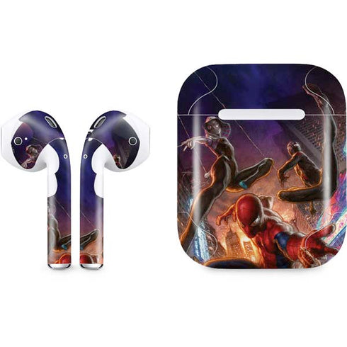 Marvel Spiderman Group Wall Apple AirPods Skin