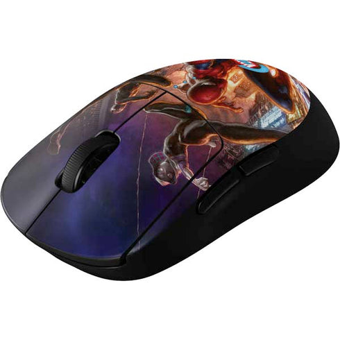 Marvel Spiderman Group Wall G Pro Wireless Gaming Mouse Skin