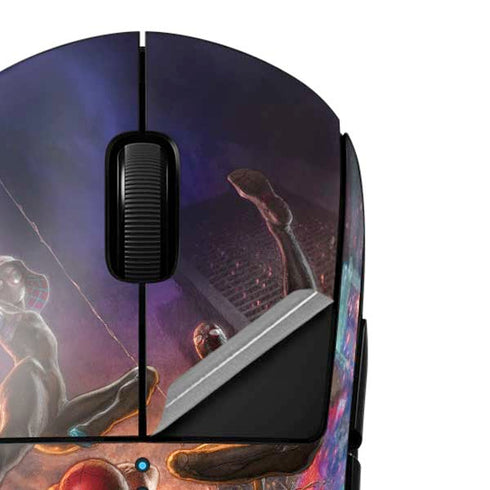 Marvel Spiderman Group Wall G Pro Wireless Gaming Mouse Skin