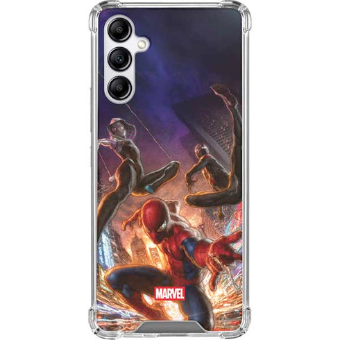 Marvel Spiderman Group Wall Gabb Phone 4 Clear Case