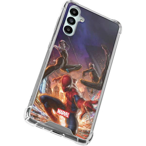 Marvel Spiderman Group Wall Gabb Phone 4 Clear Case