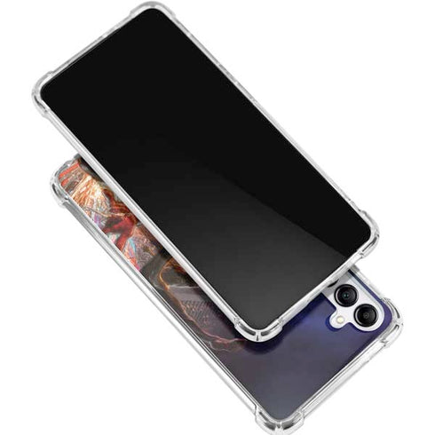 Marvel Spiderman Group Wall Galaxy A15 5G Clear Case