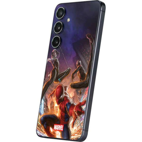 Marvel Spiderman Group Wall Galaxy A16 5G Skin