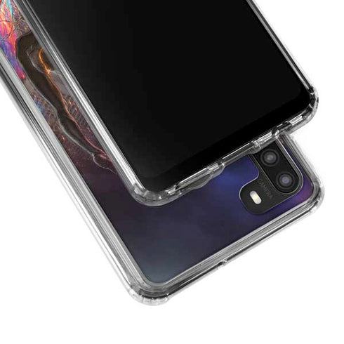 Marvel Spiderman Group Wall Galaxy A21 Clear Case