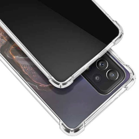 Marvel Spiderman Group Wall Galaxy A72 5G Clear Case