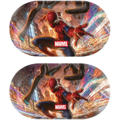 Marvel Spiderman Group Wall Galaxy Buds Plus Skin